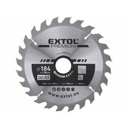 EXTOL Premium Kotúč pílový 184x3,2x30mm, 24 SK plátkov