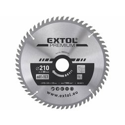 EXTOL Premium Kotúč pílový 210x3,2x30mm, 60 SK plátkov