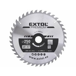 EXTOL Premium Kotúč pílový 250x3,2x30mm, 40 SK plátkov