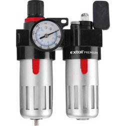 Regulátor tlaku so vzduchovým filtrom, primazávačom a manometrom, max. pracovný tlak 8bar