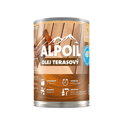 ALPOIL Olej Terasový 0,5l, impregnačný olej na tvrdé terasové drevo