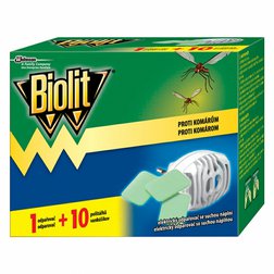 Biolit Elektrický odparovač proti komárom so suchou náplňou 10ks/bal.