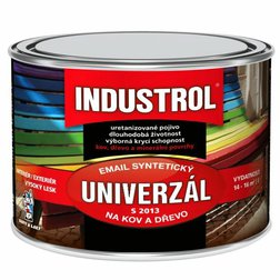 INDUSTROL UNIVERZÁL 0,375l, Syntetická vrchná univerzálna farba
