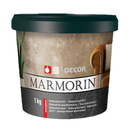 JUB DECOR Marmorin 1kg, dekoratívny biely tónovateľný tmel s efektom mramoru
