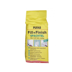 PUFAS Fill + Finish, Výplňový a finálny vnútorný tmel na steny 5kg