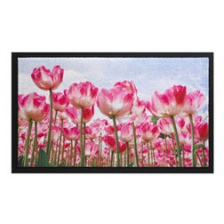 Rohožka ozdobná Image tulipány 45x75cm, polypropylén+vinyl