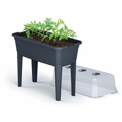 Sadbovač vysoký s nožičkami RESPANA PLANTER ECOLINE SET 75x59x36cm antracit