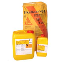 Sikafloor 81 EpoCem (ABC), 3-zložková epoxy-cementová nivelačná stierka pre vrstvu 1,5-3mm
