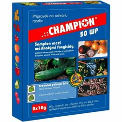 AgroBio Champion 50WG 2x10g, postrek proti plesni, hubovým a bakteriálnym chorobám rastlín AgroBio Champion 50WG 2x10g, postrek proti plesni, hubovým a bakteriálnym chorobám rastlín
