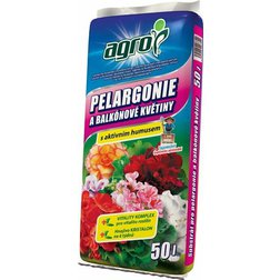 AGRO Substrát na pelargónie a balkónové kvety 50l