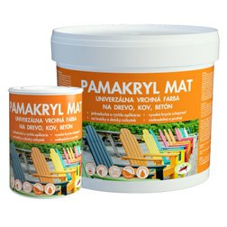 PAMAKRYL MAT 4kg, univerzálna vrchná akrylová farba