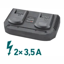 Aku uhlová brúska EXTOL INDUSTRIAL Share20V 40 V 2x 4 Ah 150/180 mm - obrázok 9