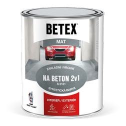BETEX 2v1 NA BETON 5kg, syntetická farba na betón a minerálne povrchy