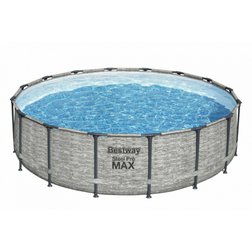 Bestway Bazén Steel Pro MAX s filtráciou, priemer 4,88m, výška 1,22m