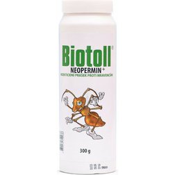 Biotoll NEOPERMIN prášok proti mravcom 300g, insekticídny prípravok na mravce