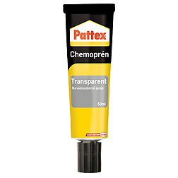 PATTEX Chemoprén Transparent 50ml, kontaktné bezfarebné lepidlo