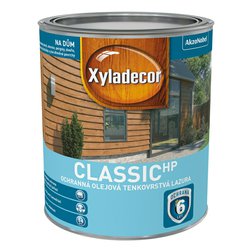 Xyladecor Classic HP, tenkovrstvá lazúra na drevo s fungicídnou ochranou 0,75l