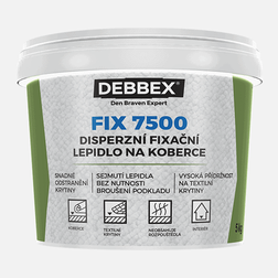 Den Braven DEBBEX Disperzné lepidlo na koberce FIX7500 1kg ( biela )