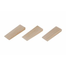 Drevené montážne klinky WOODY 50x20x0-6mm, 20ks/bal.