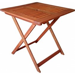 Stôl drevený záhradný BALURAN 750x750/725mm