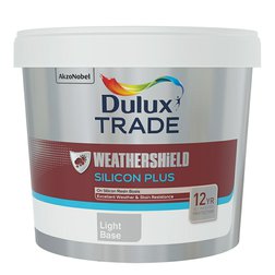Dulux Weathershield Silicone Plus 10l, biela fasádna silikónová farba