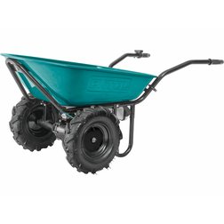 Motorový dvojkolesový AKU fúrik EXTOL Industrial, 100L, max. 260kg, 6km/h, 40V/6Ah