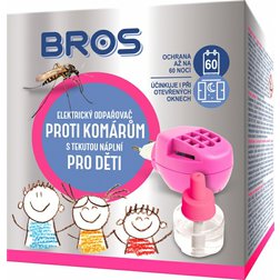 BROS Odparovač proti komárom s tekutou náplňou pre deti na 60 nocí