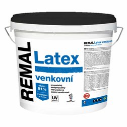 Latex Vonkajší biely 5kg REMAL, biela latexová farba pre exteriér