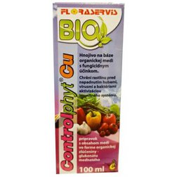 Floraservis Controlfhyt Cu 100ml, hnojivo s obsahom medi proti plesni a hubovým chorobám