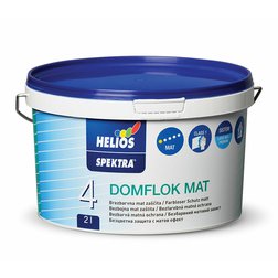 HELIOS SPEKTRA DOMFLOK MAT, bezfarebný lak na steny matný 2l