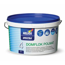 HELIOS SPEKTRA DOMFLOK POLOMAT, bezfarebný lak na steny polmatný 2l