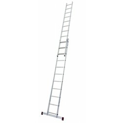 Hliníkový výsuvný rebrík 2x8, min./max. dĺžka 2,25m/3,90m, hmotnosť 7,6kg