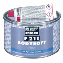 Jemný tmel na kov 380g BODY SOFT F211 polyester