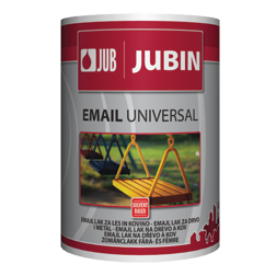 JUB JUBIN Email universal  0,75l, krycia farba na drevo a kov (farebne varianty)