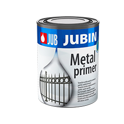 JUB JUBIN Metal primer 0,65l, šedý základný antikorózny náter na železo a farebné kovy