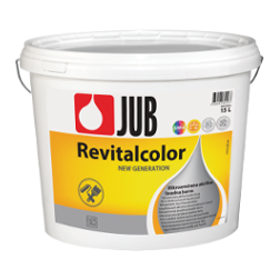 JUB REVITALCOLOR 5l, biela mikroarmovaná akrylátová fasádna farba