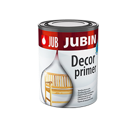JUB JUBIN Decor primer 0,65l, biela základná farba na drevo
