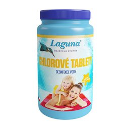 LAGUNA Chlórové tablety 1kg, dezinfekcia bazéna