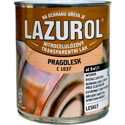 Lazurol Pragolesk nitrocelulózový lak C1037 lesklý 0,375l