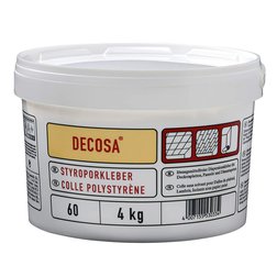 DECOSA Styroporkleber 4kg, lepidlo na stropné polystyrénové podhľady