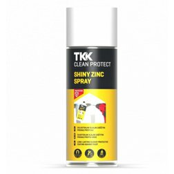 TKK CLEAN PROTECT SHINY ZINC SPRAY, lesklý zinkový antikorózny sprej 400ml