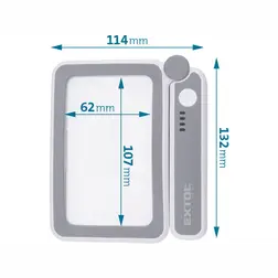 Lupa so svetlom EXTOL LIGHT 10 LED, 4x zväčšenie, USB-C - obrázok 11