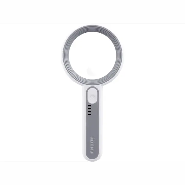 Lupa so svetlom EXTOL LIGHT 16 LED, 6/12x zväčšenie, USB-C - obrázok 1
