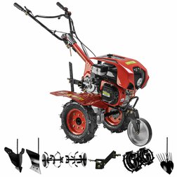 Benzínový malotraktor s príslušenstvom PRAKTIK Garden PG64907 , výkon 7HP, motor 208cm3