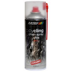 MOTIP Cycling Chain Spray Ultra 400ml, mazací sprej na reťaze bicyklov pre extrémnu záťaž