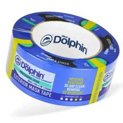 Fasádna maskovacia PVC páska Blue Dolphin Exterior Mask Tape 48mmx25m, modrá