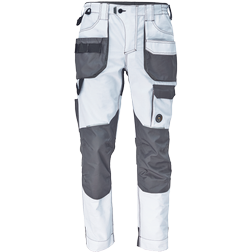 CERVA Montérkové pracovné nohavice DAYBORO 260g/m2, biele