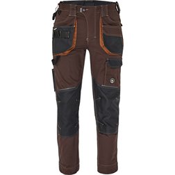 CERVA Montérkové pracovné nohavice DAYBORO 260g/m2, hnedé