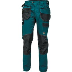 CERVA Montérkové pracovné nohavice DAYBORO 260g/m2, petrolejovo zelené