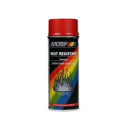 MOTIP Heat Resistant, žiaruvzdorný sprej do 300°C 400ml, červený